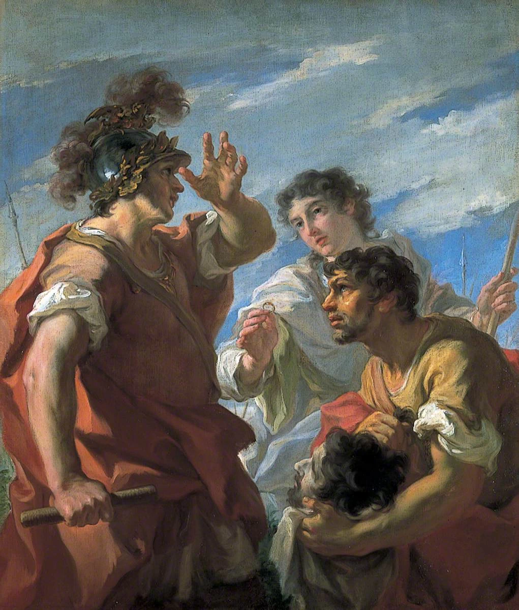La testa di Pompeo offerta a Cesare - Birmingham Museum and Art Gallery